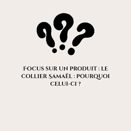Focus sur un produit : le collier Samaël : pourquoi celui-ci ?