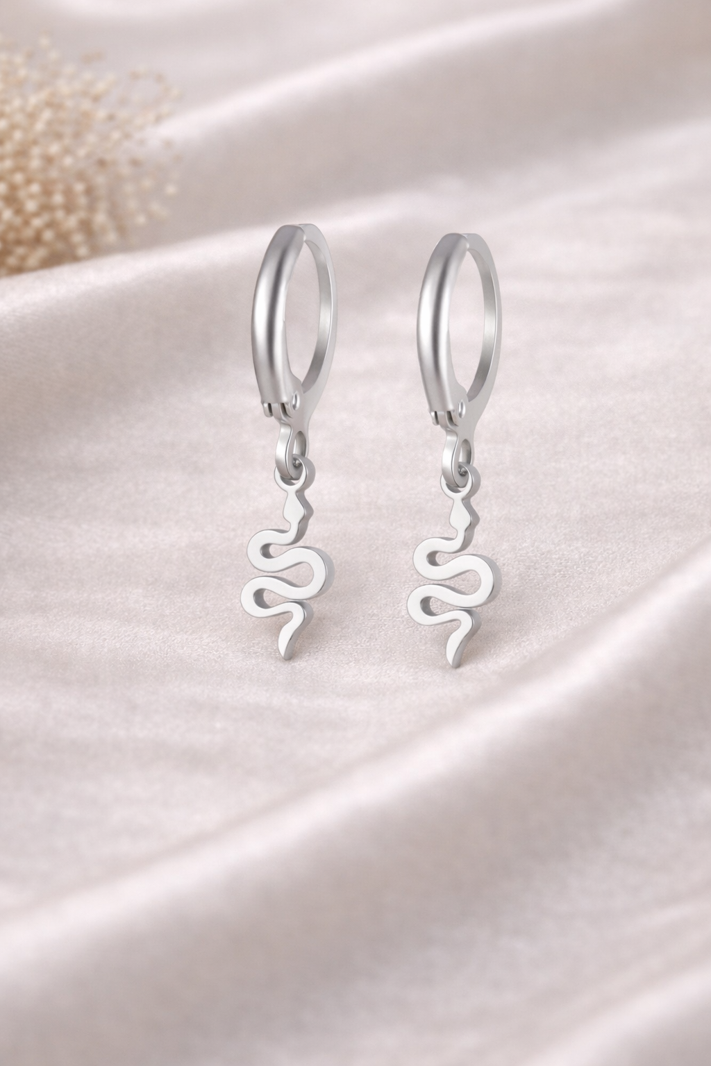 Boucles d'oreilles serpent