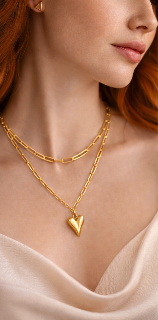 Collier Samaël double chaîne