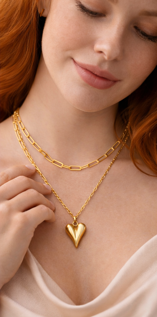 Collier Samaël double chaîne