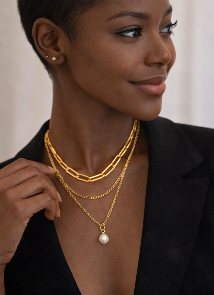 Collier Alice triple chaînes